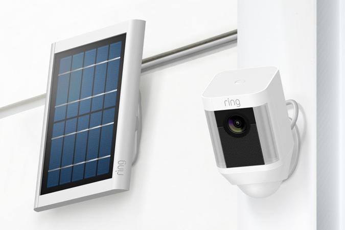 ring spotlight cam solar panel not charging